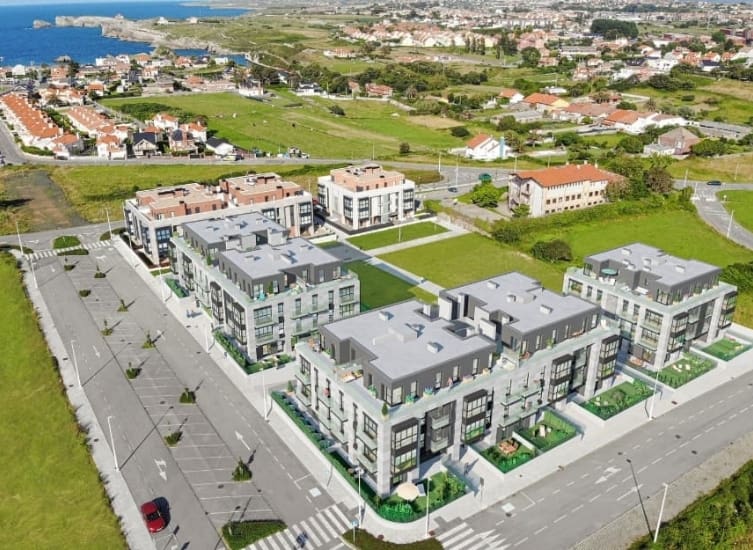 Promoción de viviendas - Vista exterior viviendas San Juan de la Canal